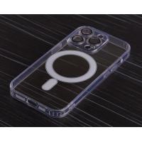 Силиконовый чехол MagSafe SHADE PHONE для iPhone 14 Pro прозрачный