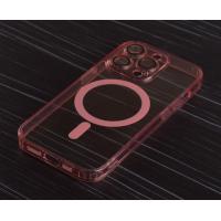 Силиконовый чехол MagSafe SHADE PHONE для iPhone 14 Pro розовый