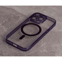Силиконовый чехол MagSafe SHADE PHONE для iPhone 13 Pro темно-фиолетовый