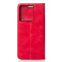 чехол-книга DC ELEGANT для Xiaomi Redmi 13C 4G красный