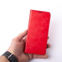 чехол-книга DC ELEGANT для Xiaomi Poco F6/Redmi Turbo 3 красный