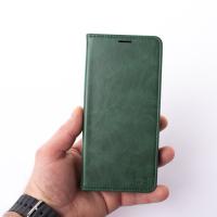 чехол-книга DC ELEGANT для Xiaomi Poco F6/Redmi Turbo 3 темно-зеленый