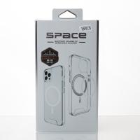 Чехол MagSafe SPACE CASE для iPhone 16 Plus прозрачный