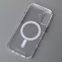 Чехол MagSafe SPACE CASE для iPhone 16 Plus прозрачный