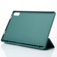 Чохол зі штучної шкіри SmartCover для планшета Lenovo Tab P11 (2nd Gen) темно-зелений
