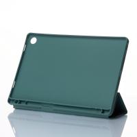 Чохол зі штучної шкіри SmartCover для планшета Samsung Galaxy Tab A9+ темно-зелений