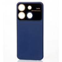 Силиконовый чехол CAMERA PROTECTION для Infinix Smart 7 HD темно-синий