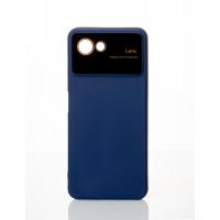 Силиконовый чехол CAMERA PROTECTION для Realme C30S темно-синий