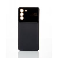 Силиконовый чехол CAMERA PROTECTION для Samsung S21 FE черный