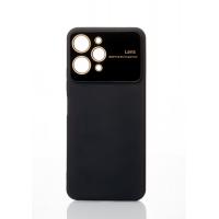 Силиконовый чехол CAMERA PROTECTION для Xiaomi Redmi 12 черный