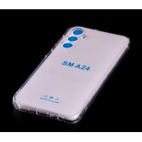 Силиконовый чехол CRYSTAL CASE для Samsung A24 прозрачный