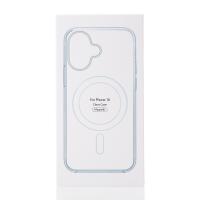 Силиконовый чехол MagSafe CLEAR для iPhone 16 прозрачный