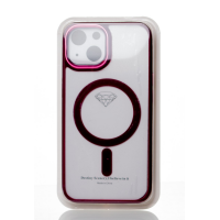 Силиконовый чехол MagSafe COLORS для iPhone 12 / iPhone 12 Pro бордовый