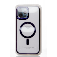 Силіконовий чохол MagSafe COLORS для телефону iPhone 13 Pro фіолетовий