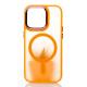 Силиконовый чехол MagSafe MATTE для iPhone 12 Pro Max оранжевый