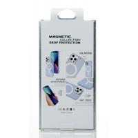 Силіконовий чохол MagSafe MATTE для iPhone 12 темно-фіолетовий