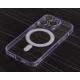Силиконовый чехол MagSafe SHADE PHONE для iPhone 15 Pro прозрачный
