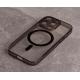 Силіконовий чохол MagSafe SHADE PHONE для iPhone 15 Pro чорний