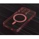 Силиконовый чехол MagSafe SHADE PHONE для iPhone 15 Pro розовый