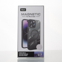 Силиконовый чехол MagSafe SHADE PHONE для iPhone 12 темно-фиолетовый