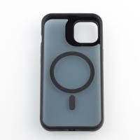Силиконовый чехол MagSafe SHADOW для iPhone 13 черный