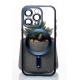 Силіконовий чохол MagSafe SHINING MATTE для телефону iPhone 15 Pro темно-синій