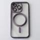Силиконовый чехол MagSafe SHINING MATTE для iPhone 14 Pro Max темно-фиолетовый