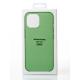 Пластиковый чехол OrigCase "Clear" with MagSafe для iPhone 15 Pro Max зеленый