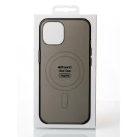 Пластиковий чохол OrigCase "Clear" with MagSafe для телефону iPhone 15 чорний