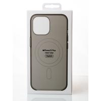 Пластиковий чохол OrigCase "Clear" with MagSafe для телефону iPhone 15 Plus чорний