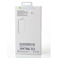 Пластиковый чехол OrigCase "Clear" with MagSafe для iPhone 15 Plus зеленый