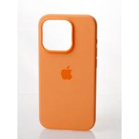 Силиконовый чехол OrigCase "Colors" with MagSafe для iPhone 15 Orange Sorbet