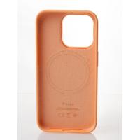 Силіконовий чохол OrigCase "Colors" with MagSafe для телефону iPhone 15 Orange Sorbet