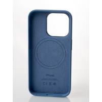 Силиконовый чехол OrigCase "Colors" with MagSafe для iPhone 15 Winter Blue