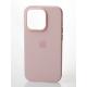 Силіконовий чохол OrigCase "Colors" with MagSafe для телефону iPhone 14 Chalk Pink