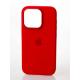 Силиконовый чехол OrigCase "Colors" with MagSafe для iPhone 14 Red