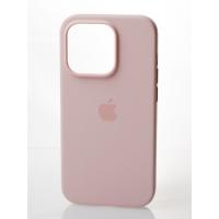 Силиконовый чехол OrigCase "Colors" with MagSafe для iPhone 14 Pro Chalk Pink