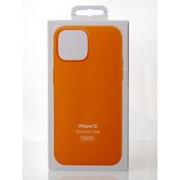 Силиконовый чехол OrigCase "Colors" with MagSafe для iPhone 15 Orange Sorbet