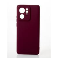 Силиконовый чехол SOFT Silicone Case для Motorola Edge 40 (без лого) бордовый