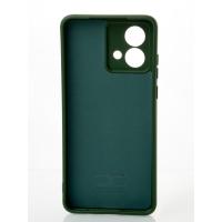 Силиконовый чехол SOFT Silicone Case для Motorola Moto G84 (без лого) темно-зеленый