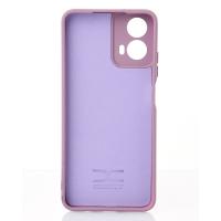 Силіконовий чохол SOFT Silicone Case для телефону Motorola G24 (без лого) лаванда