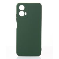 Силиконовый чехол SOFT Silicone Case для Motorola G24 (без лого) темно-зеленый