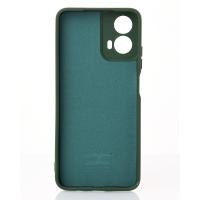 Силіконовий чохол SOFT Silicone Case для телефону Motorola Moto G34 (без лого) темно-зелений