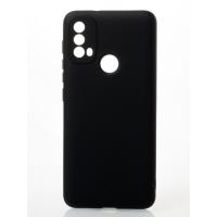 Силиконовый чехол SOFT Silicone Case для Motorola E40 (без лого) черный