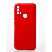 Силиконовый чехол SOFT Silicone Case для Motorola E40 (без лого) красный