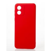 Силиконовый чехол SOFT Silicone Case для Motorola E13 (без лого) красный