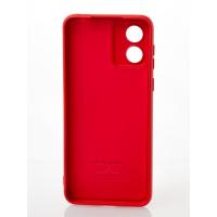 Силиконовый чехол SOFT Silicone Case для Motorola E13 (без лого) красный