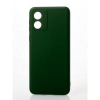 Силиконовый чехол SOFT Silicone Case для Motorola E13 (без лого) темно-зеленый