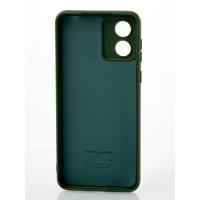 Силиконовый чехол SOFT Silicone Case для Motorola E13 (без лого) темно-зеленый