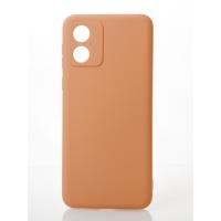 Силиконовый чехол SOFT Silicone Case для Motorola E13 (без лого) пудра